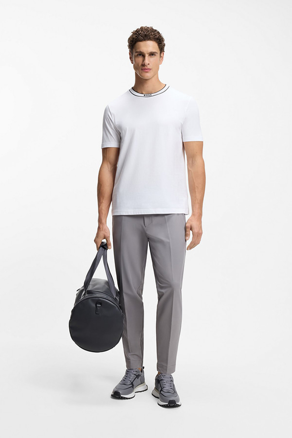 ΜΠΛΟΥΖΑ T-SHIRT BOSS - 100 ΛΕΥΚΟ